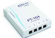 ME-PICO PT-104 4-Kanal Temperatur-Datenlogger / PC-Frontend für USB und LAN