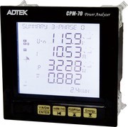 Präzises Panel-Powermeter ADTEK CPM-70 für Einphasen- und Dreiphasenstromkreise